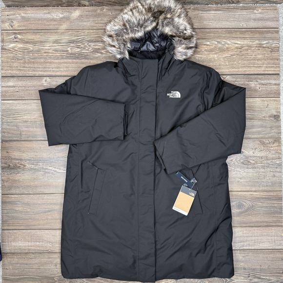 The North Face Women's Arctic Parka Coat 600 Down Fill Black Size 3XL NEW $350 - Picture 1 of 13